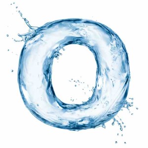 Letter O in water from istockphoto