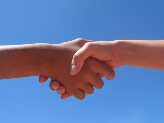 make peace, hold hands, connect, connection, trust, relationship
