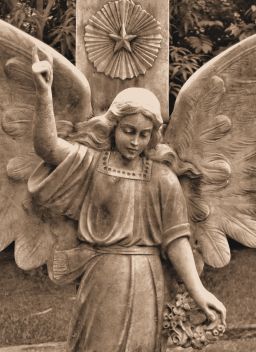 stone angel, angel, death, heaven, angel in heaven