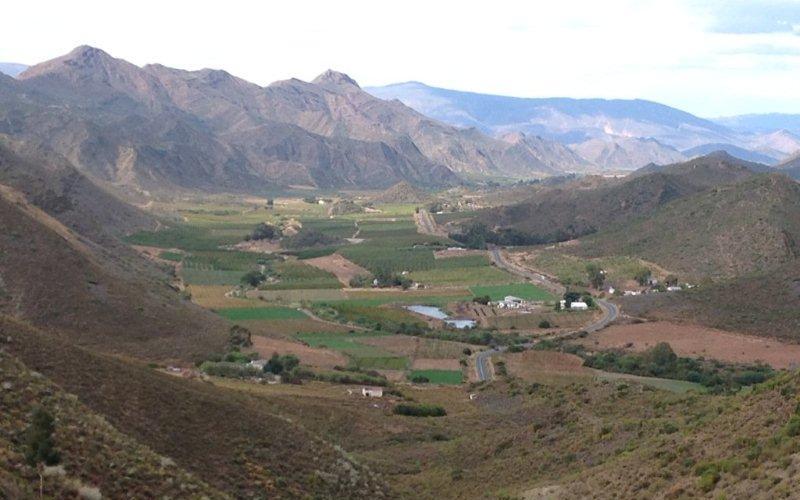 Keisie Valley from the top of Burgers Pass